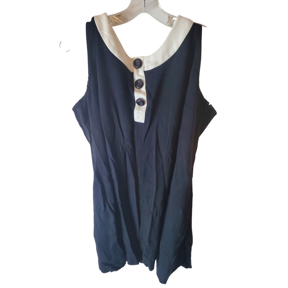 Style & Co. Black/Cream Dress, 18W